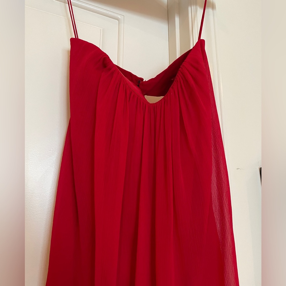 Alice + Olivia strapless red dress size 4 - Picture 4 of 7